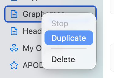 Duplicate codebook in Calcish